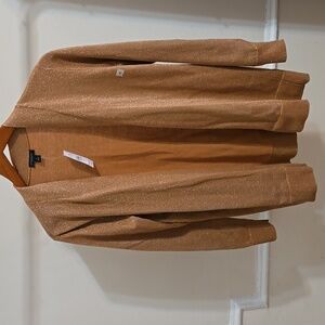 NWT Copper Shimmer Cardigan M